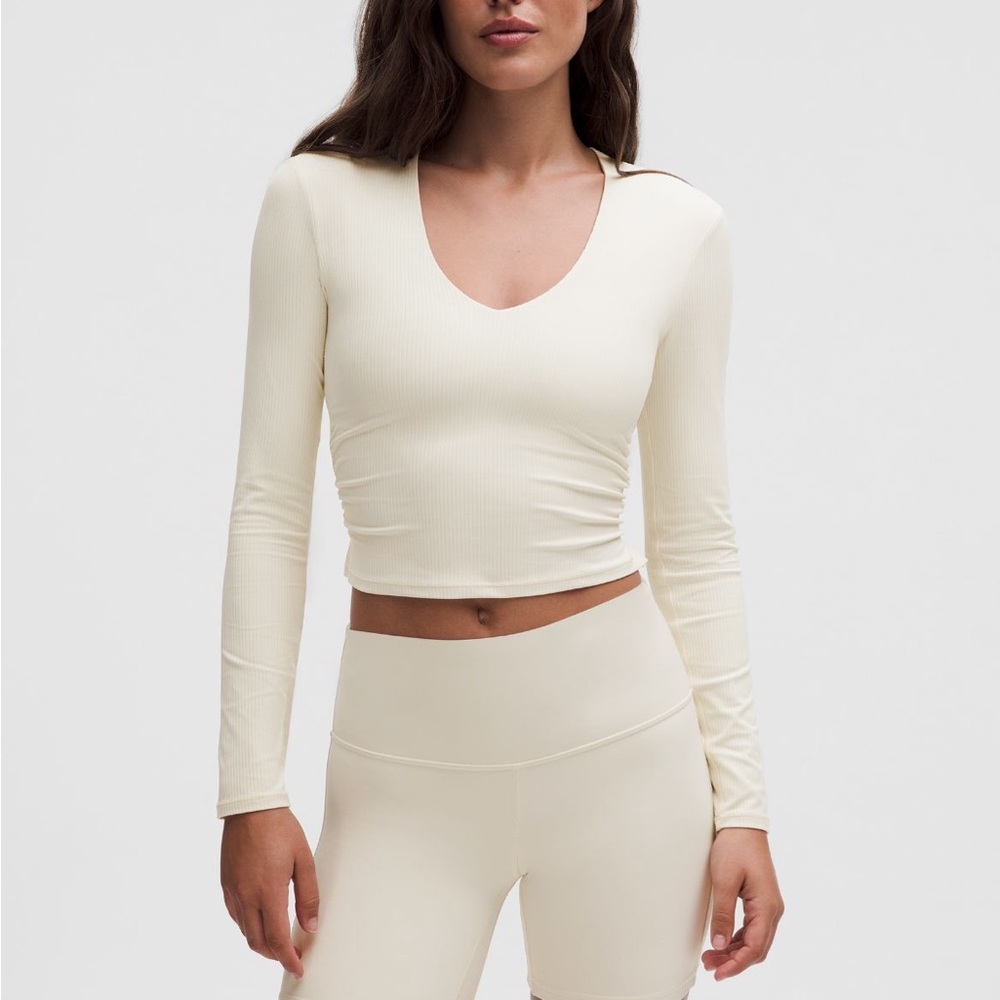 lululemon athletica 🍋 All It Takes Ribbed Nulu V-Neck Longsleeve Shirt